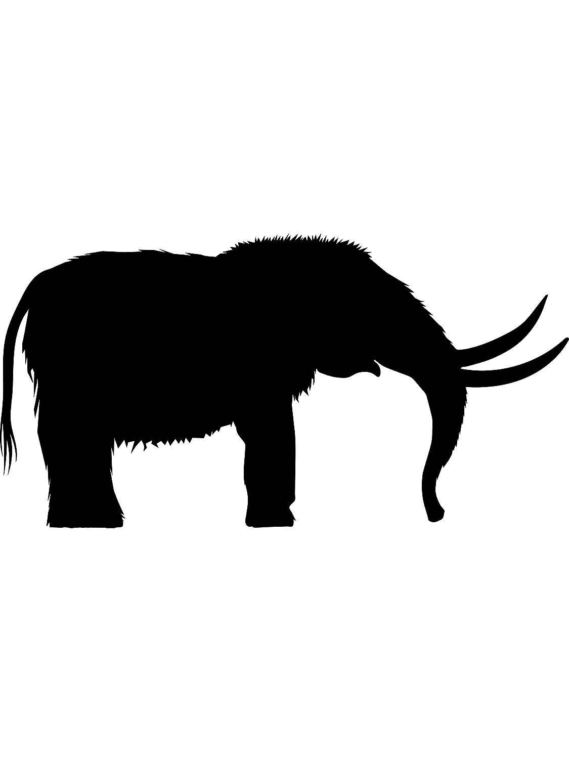 Векторное изображение мамонта