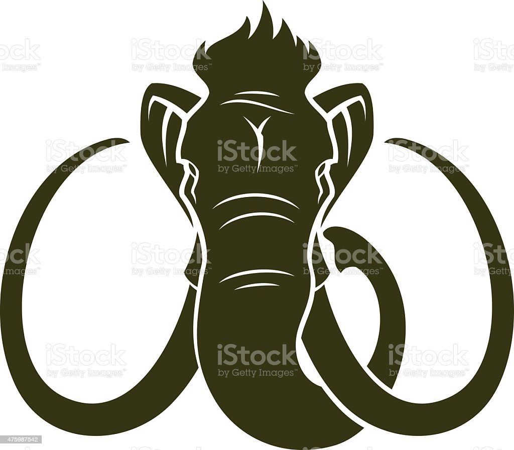 Мамонт силуэт