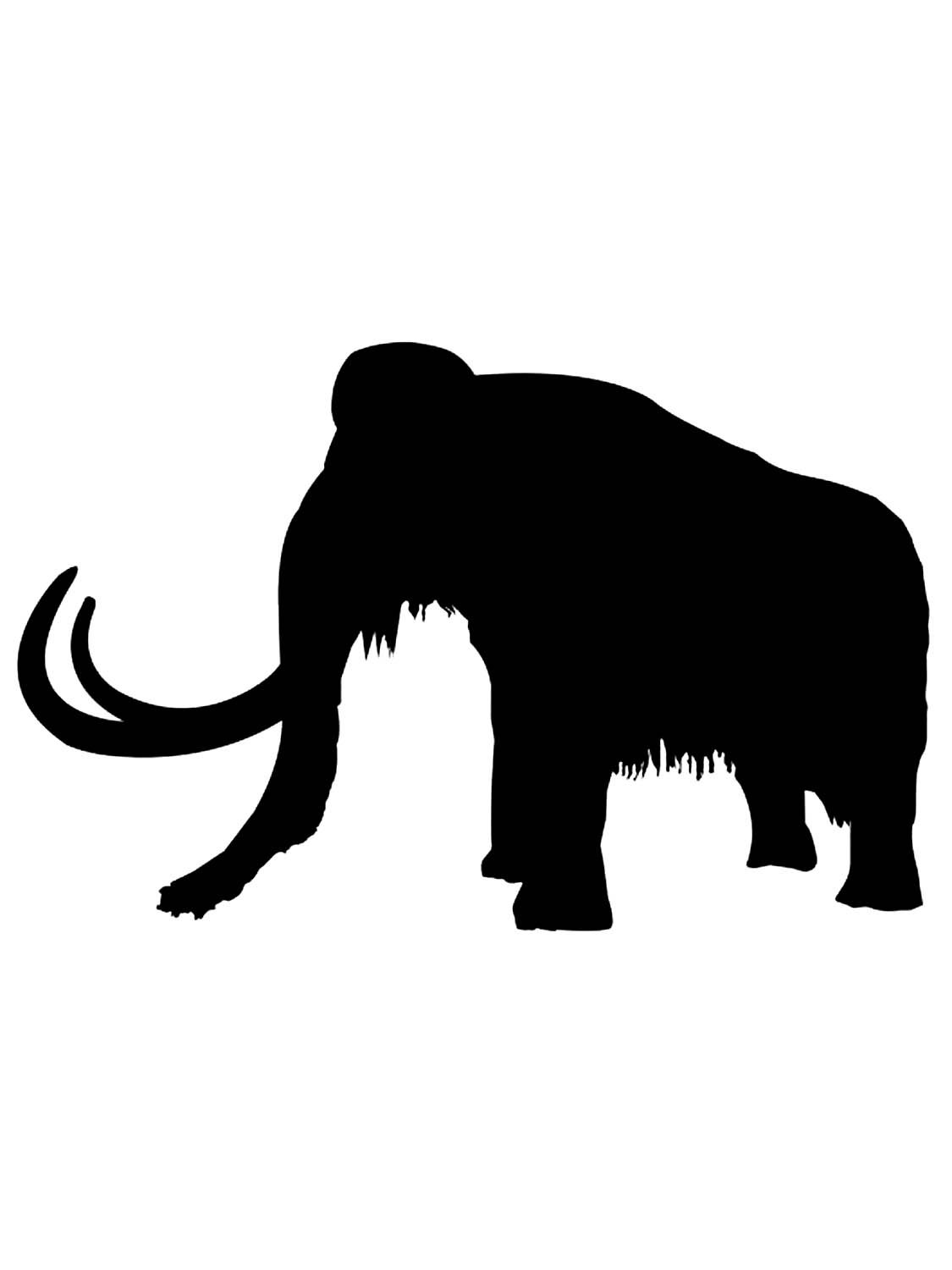 Мамонт силуэт