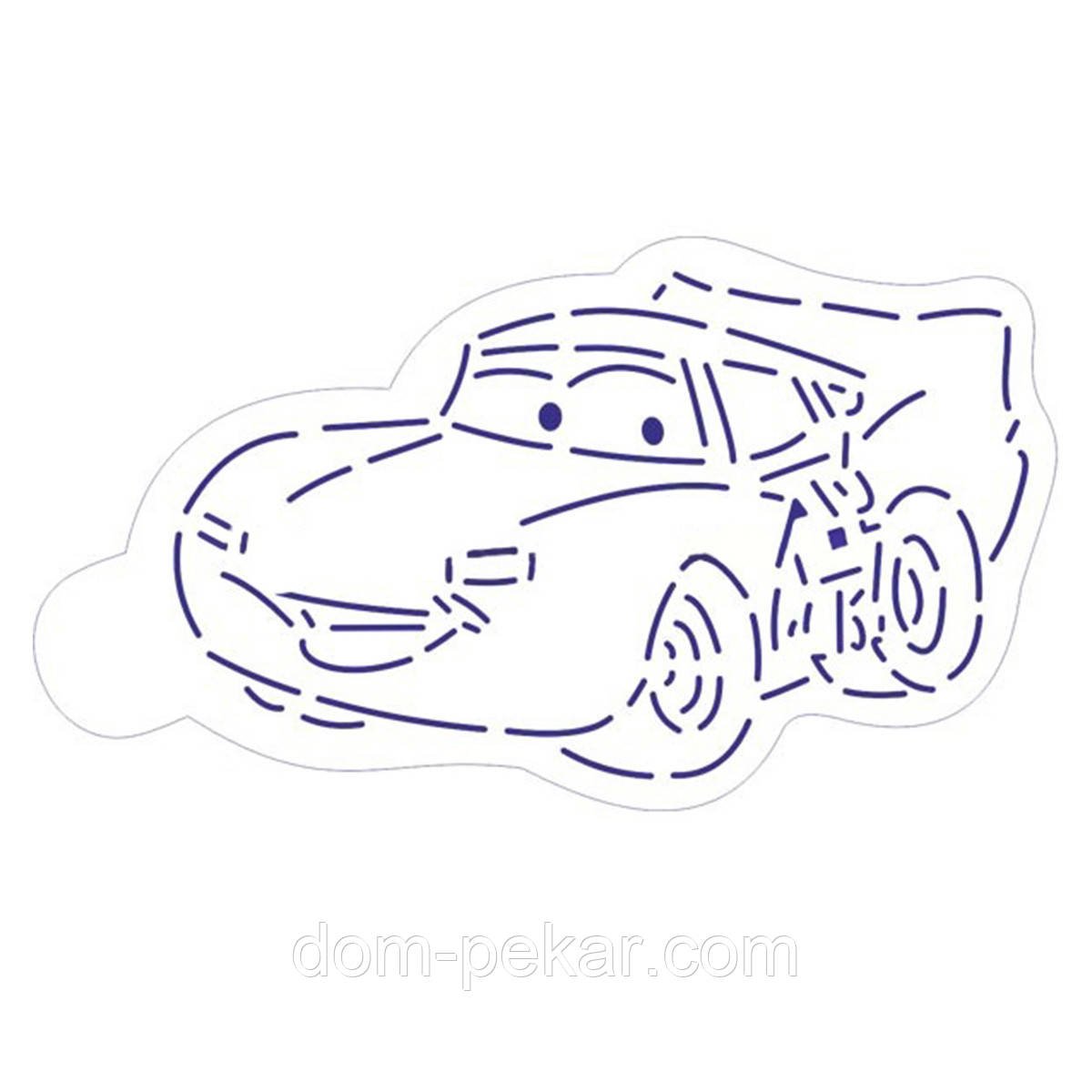 Пряник машинка трафарет