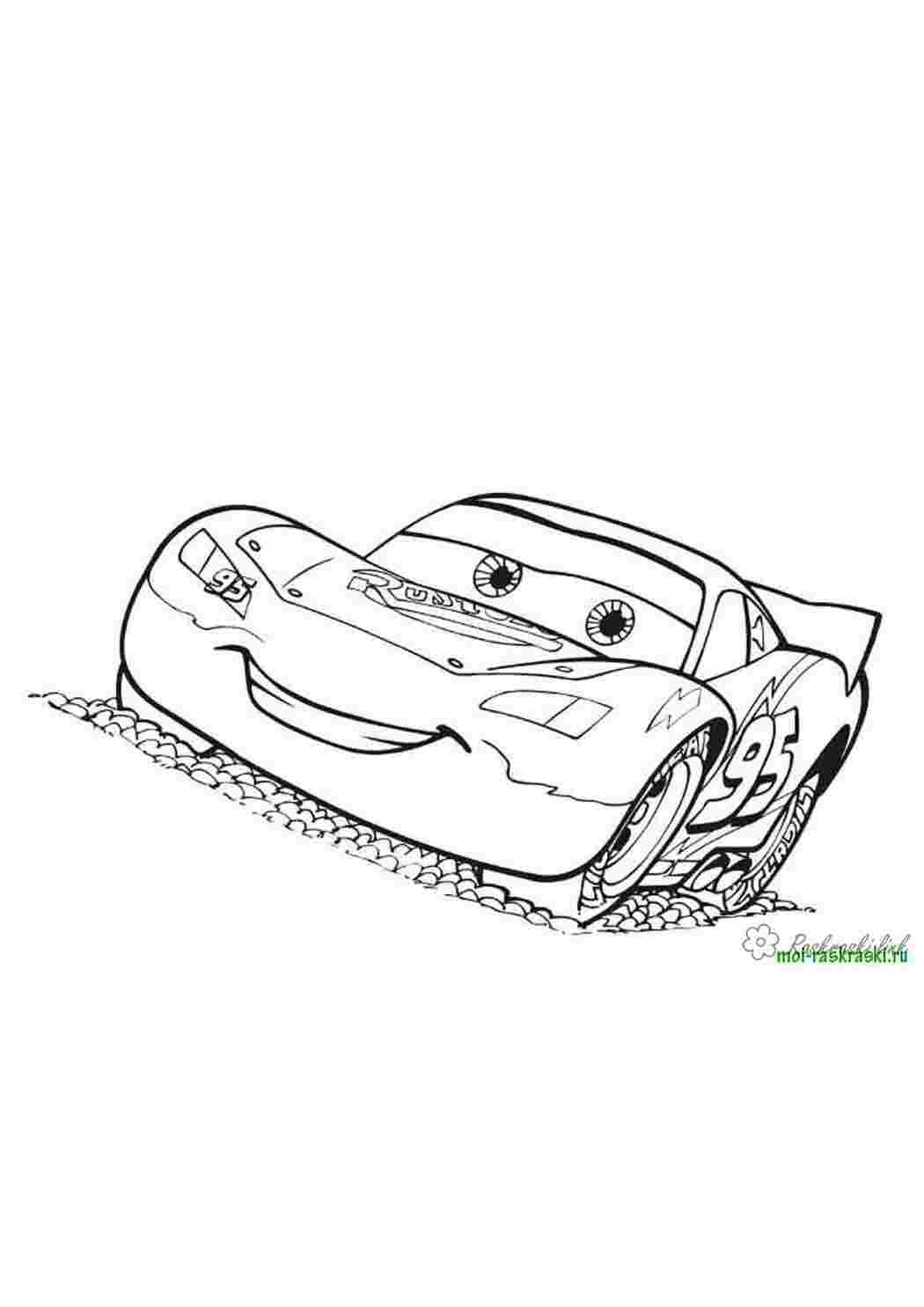 Раскраска Тачки Рамон