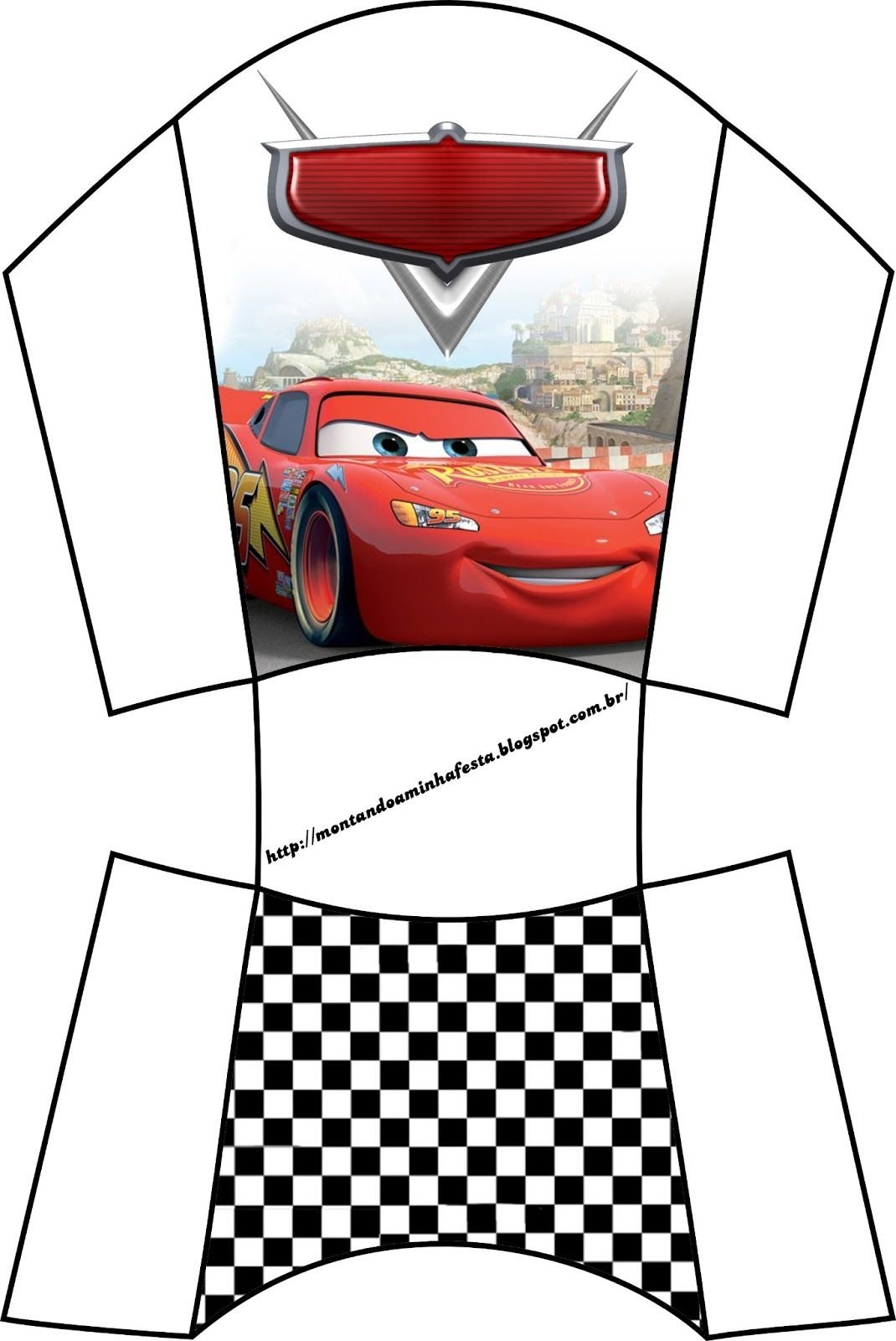 Флажки в стиле Тачки