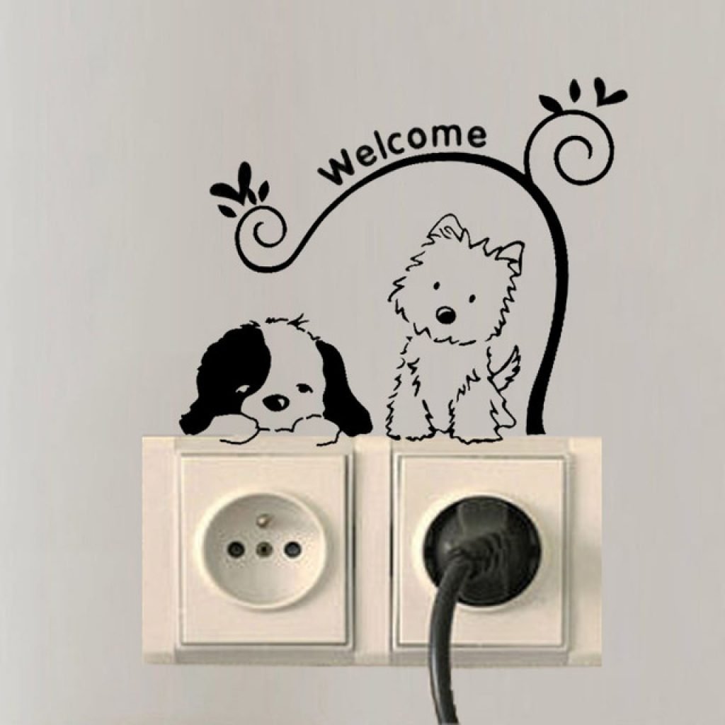 Украшение розеток и выключателей