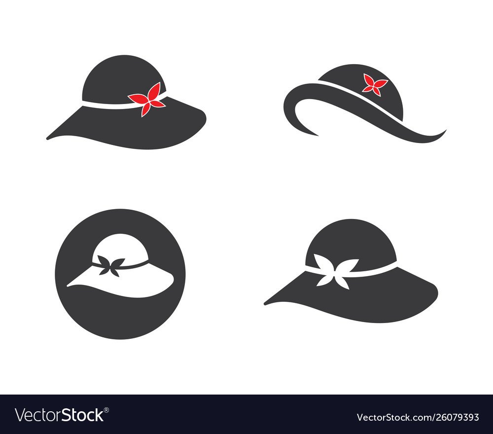 Логотипы женской шляпки