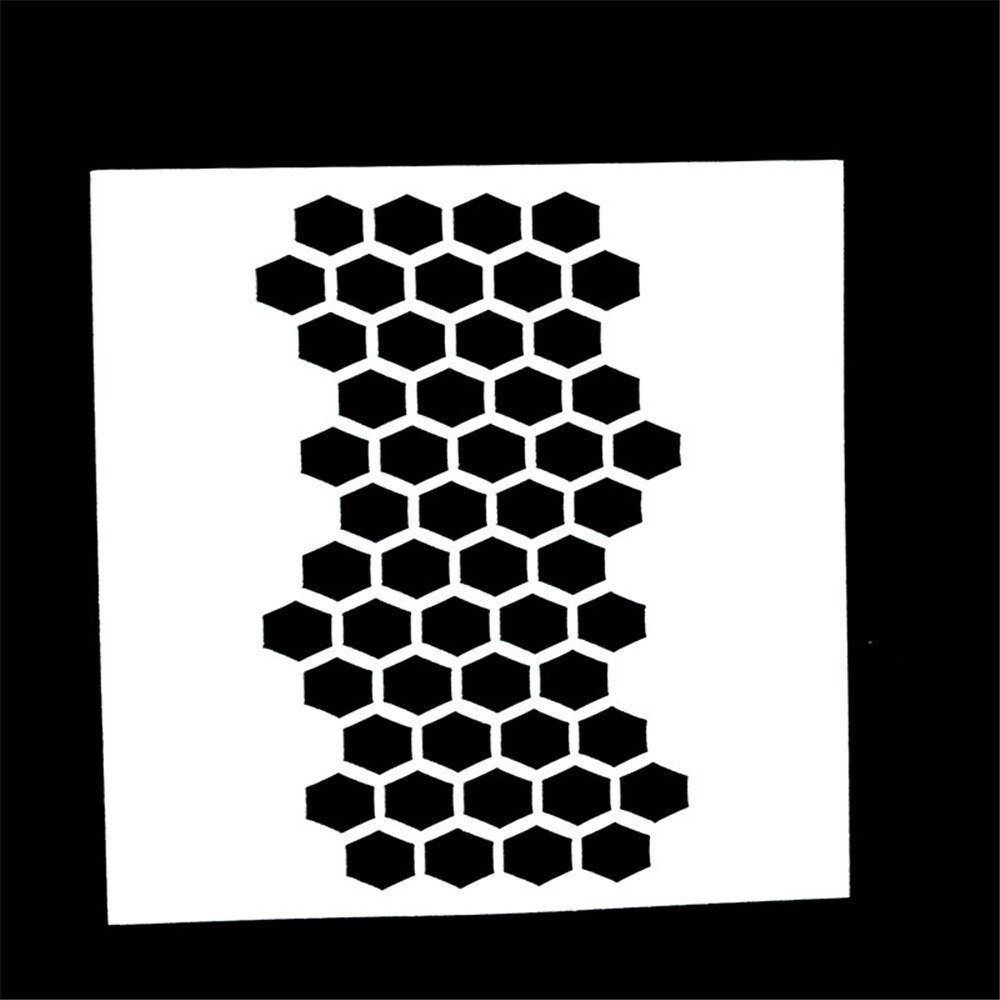 Трафарет для аэрографии соты