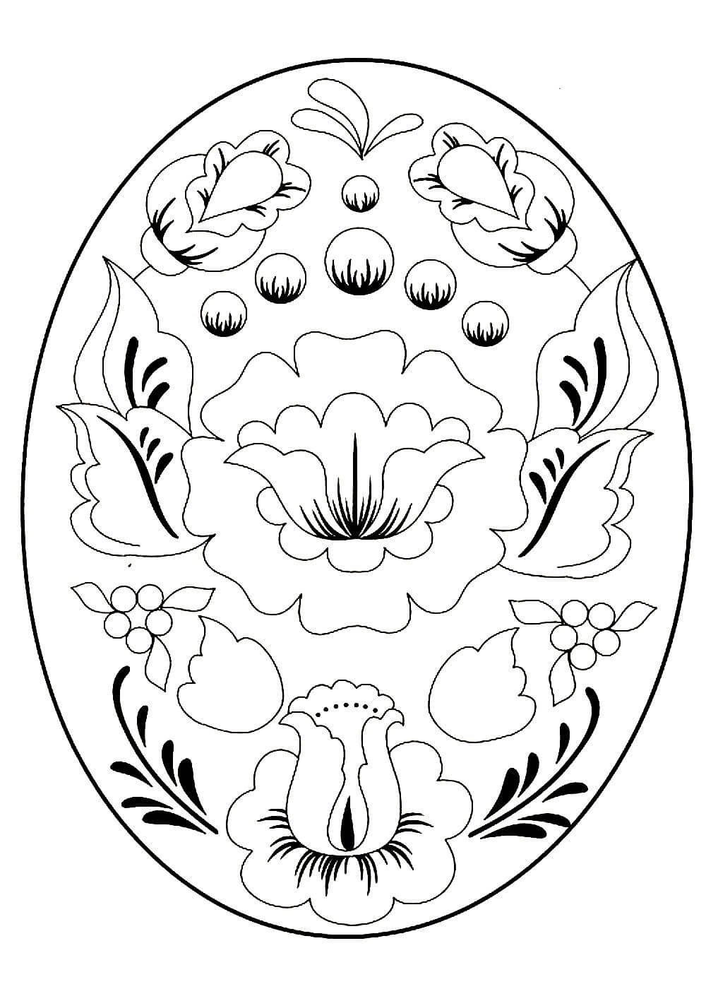 Роспись яиц Жостовская роспись.