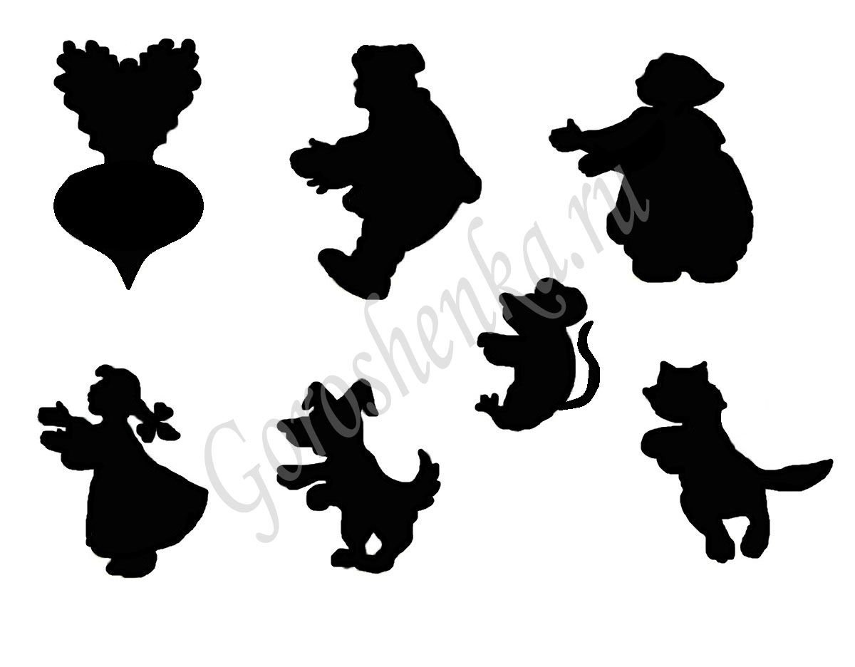 Театр теней сказка Репка