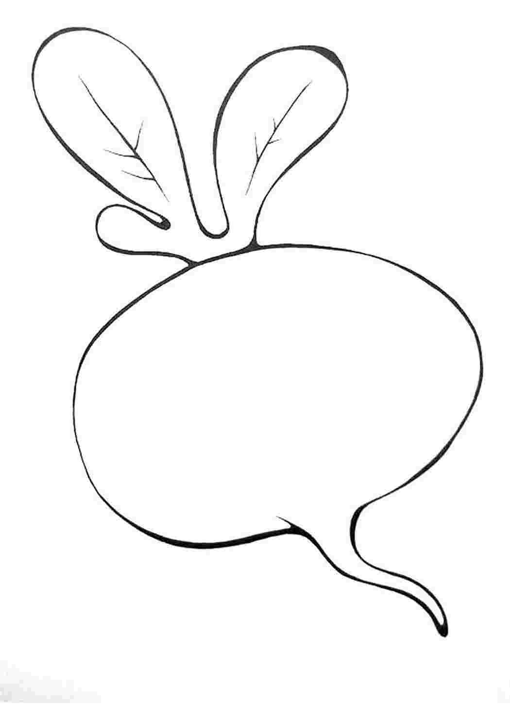 Раскраска. Репка