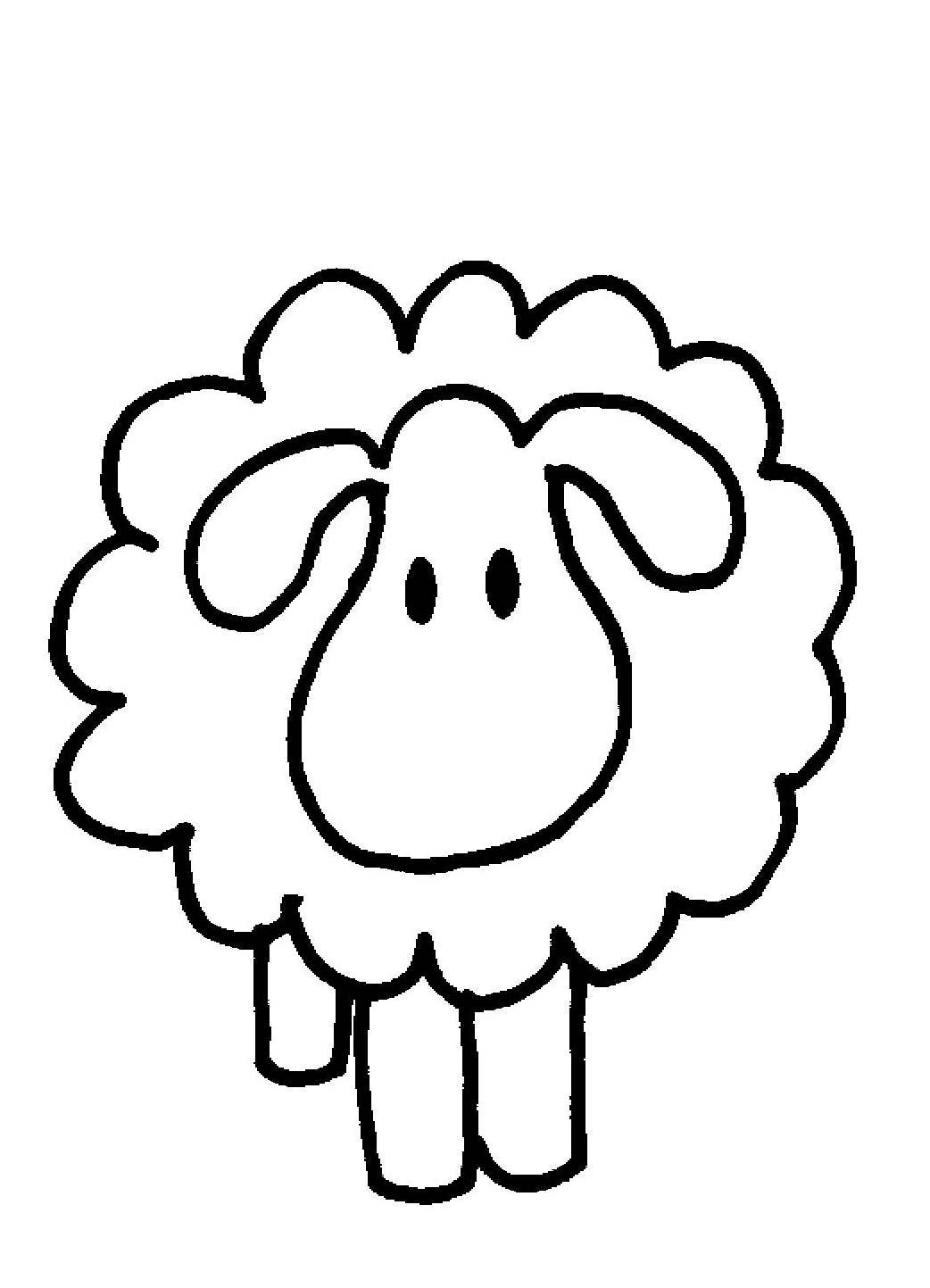 Овечка контур