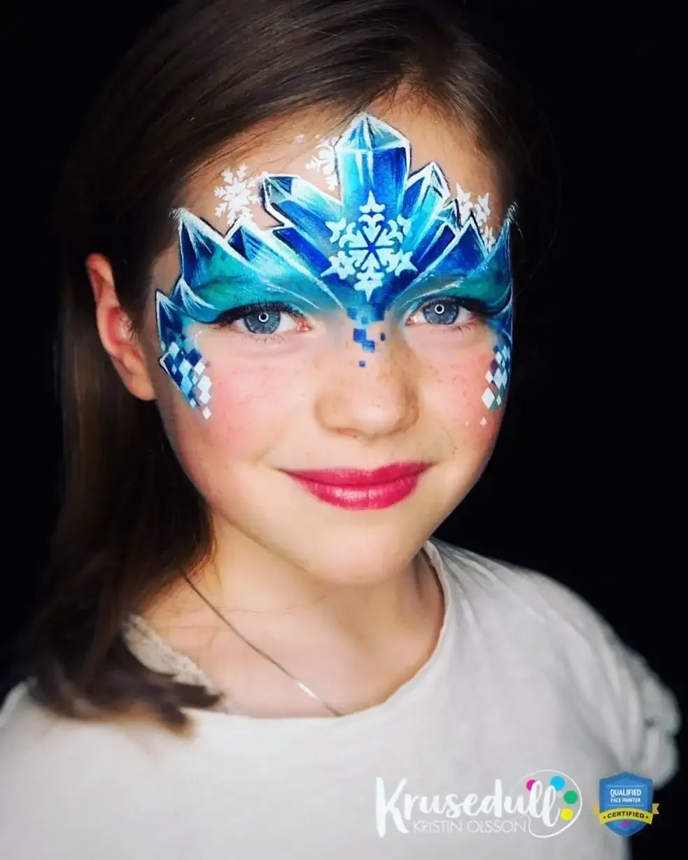 Зимний грим для детей