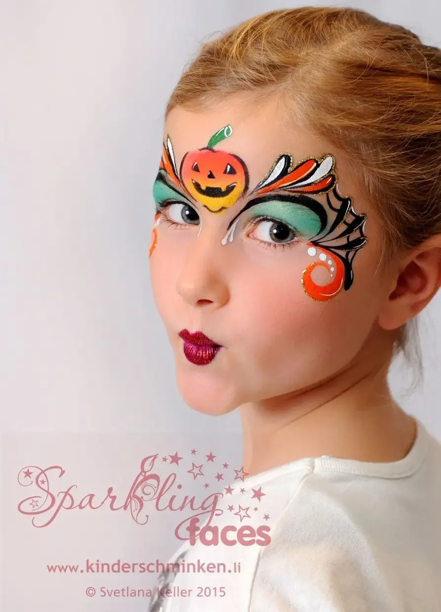 Аквагрим для дете на Хэллоуин