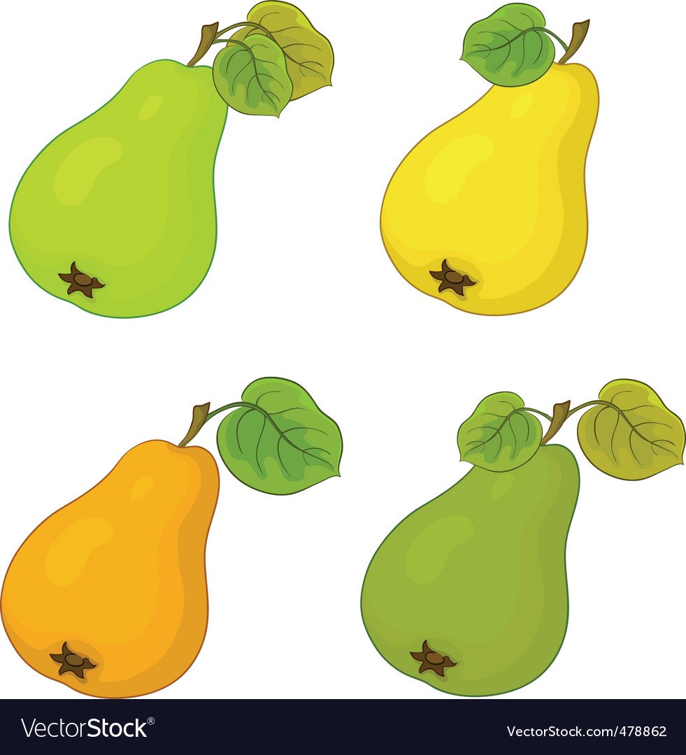 Трафарет груши для вырезания