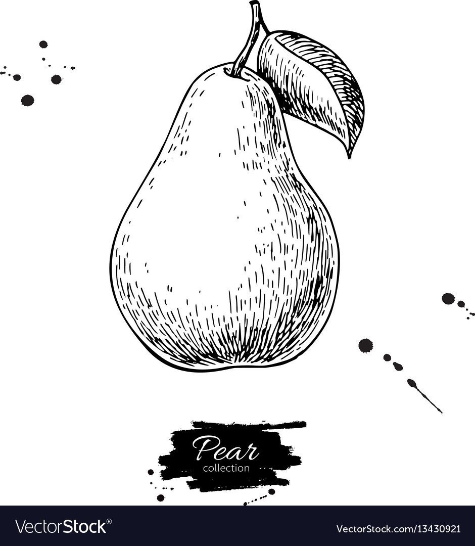 Аппликация груша