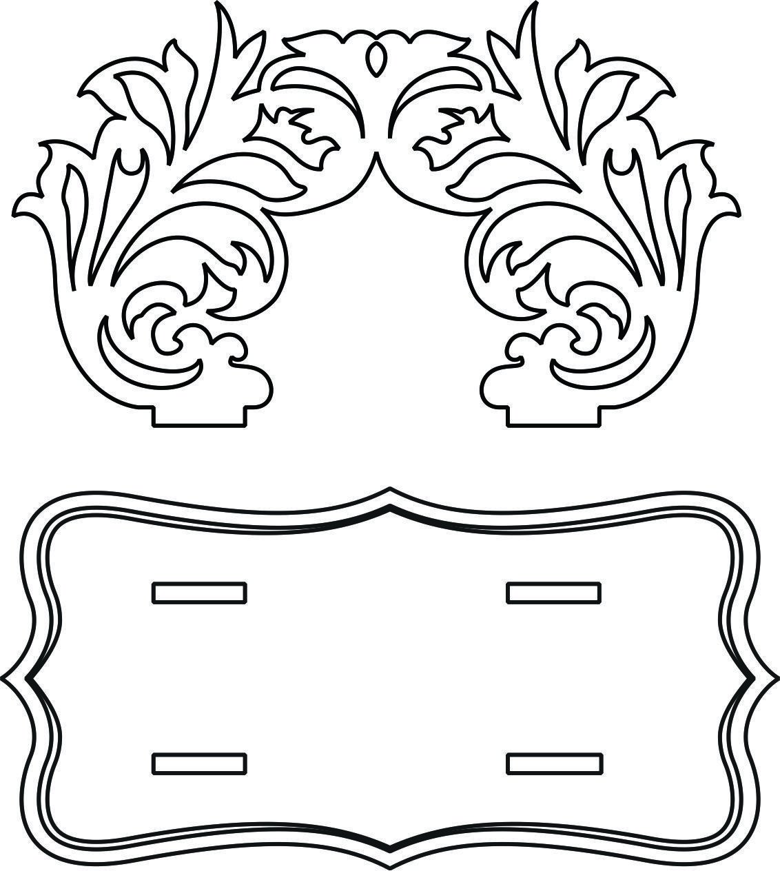 Трафареты для выпиливания шкатулок