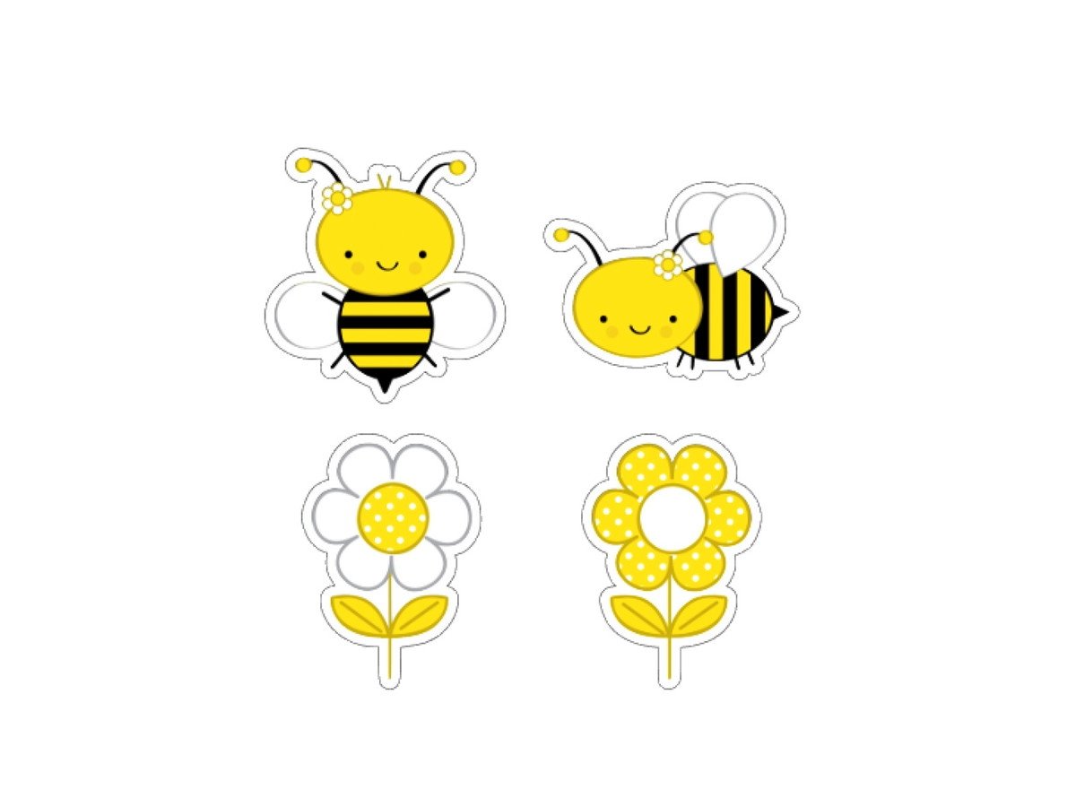 Пчела трафарет для броши