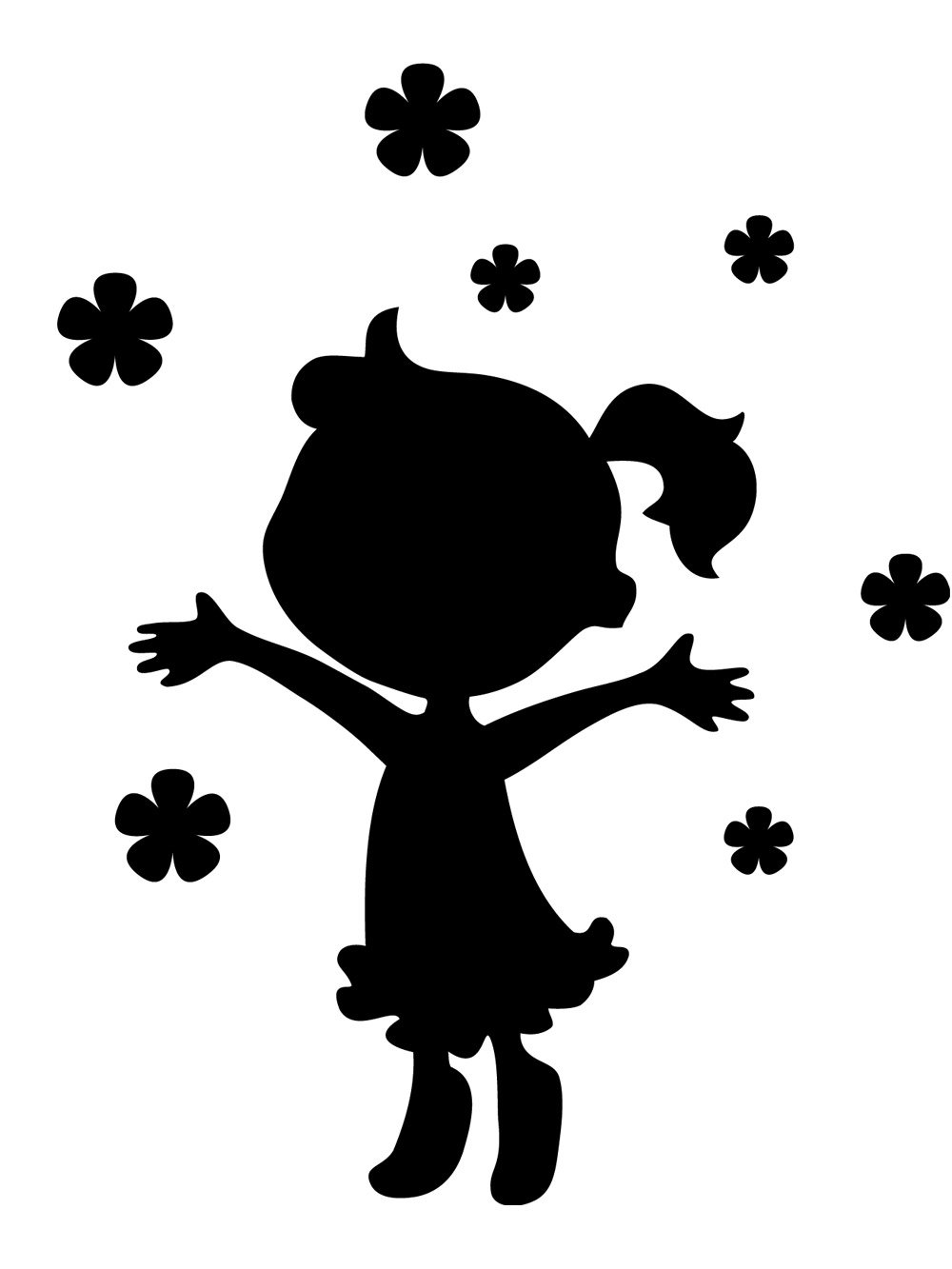 Трафареты для девочек