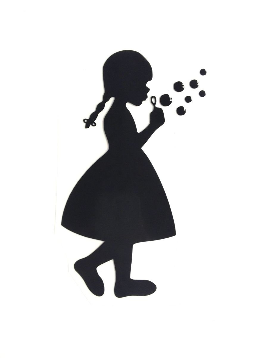 Силуэт девочки