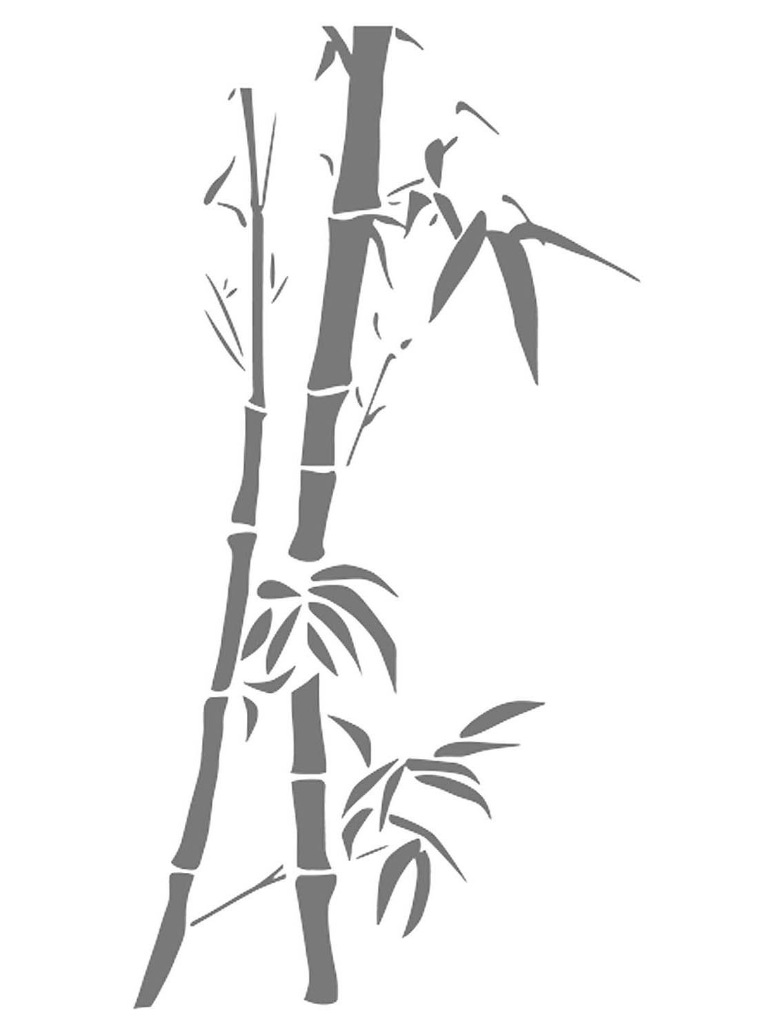 Трафареты для декора бамбук