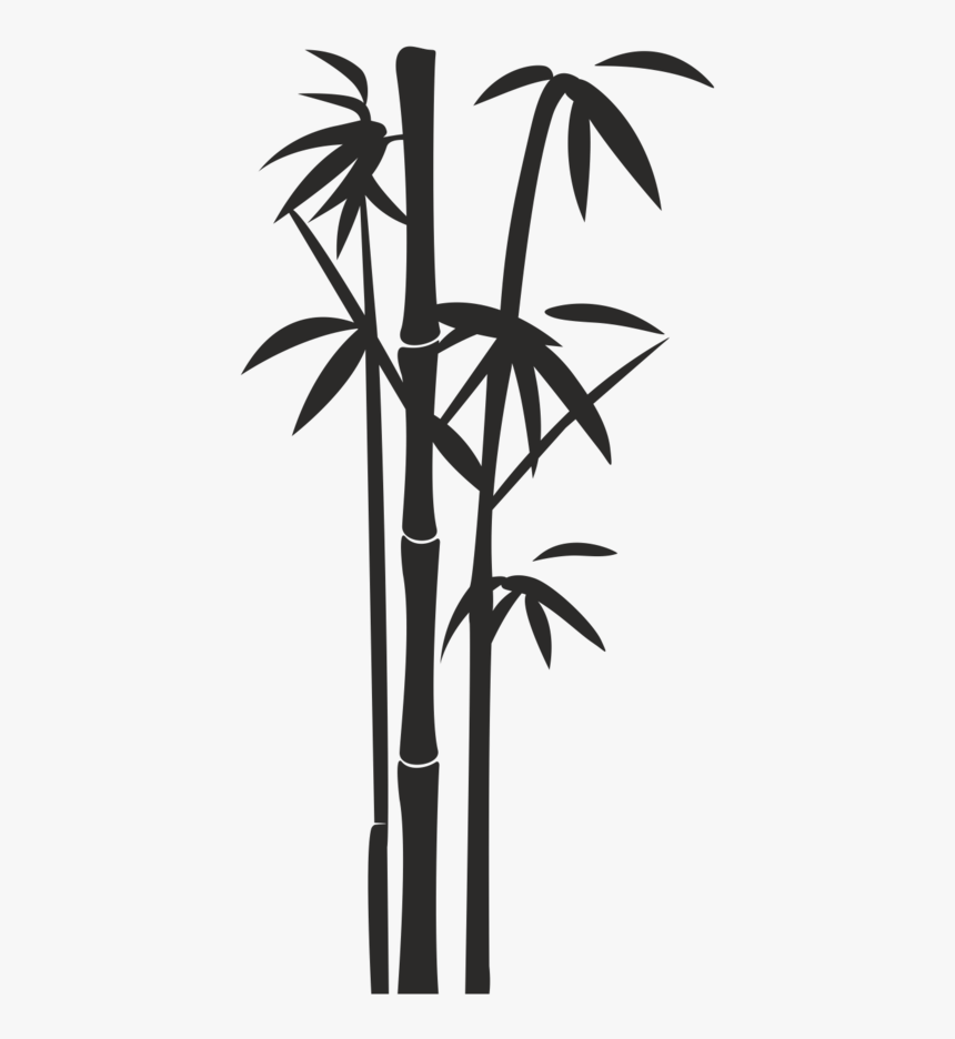 Трафарет бамбук