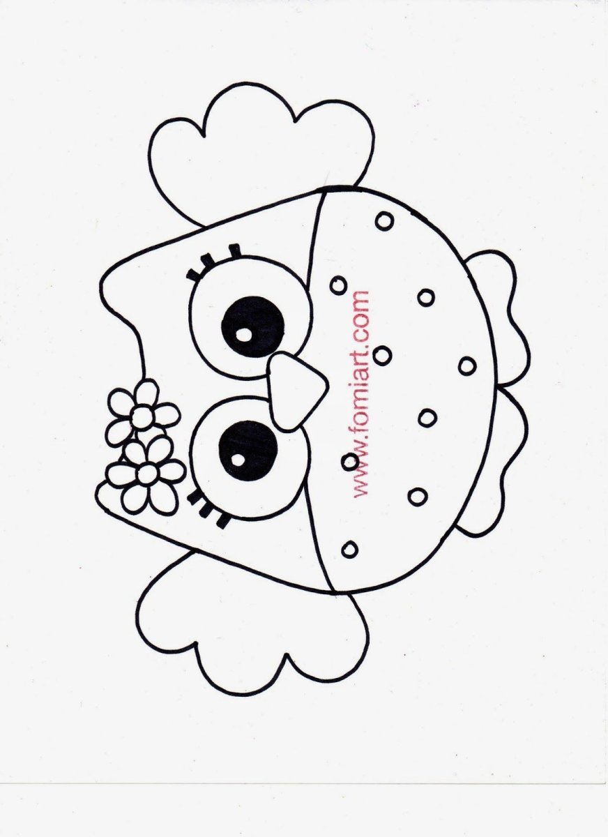 Трафареты для аппликаций из ткани