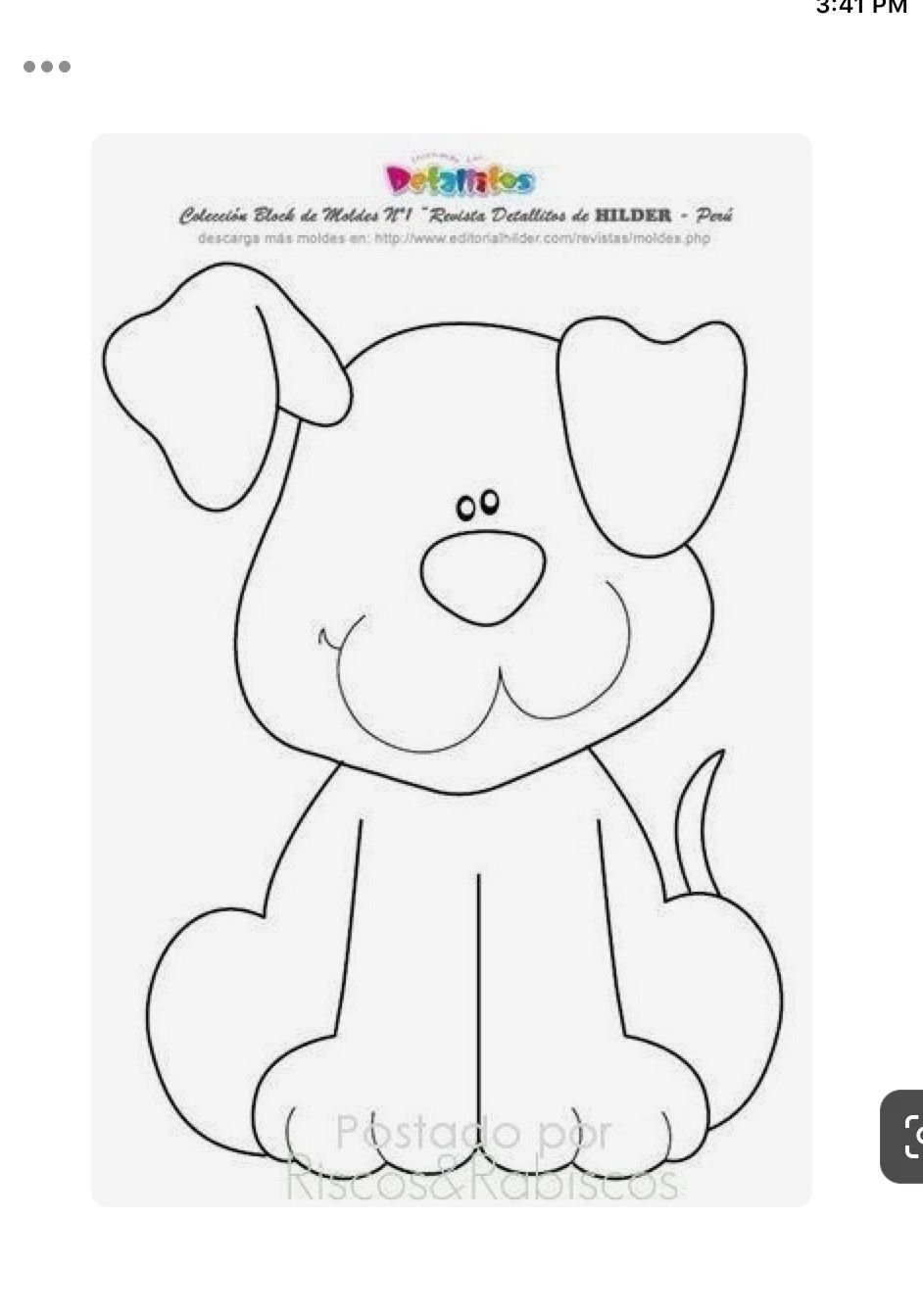 Шаблон собаки