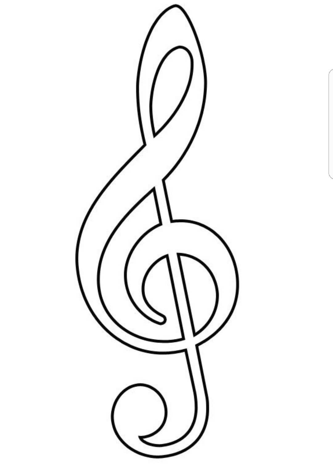 Скрипичный ключ рисунок карандашом