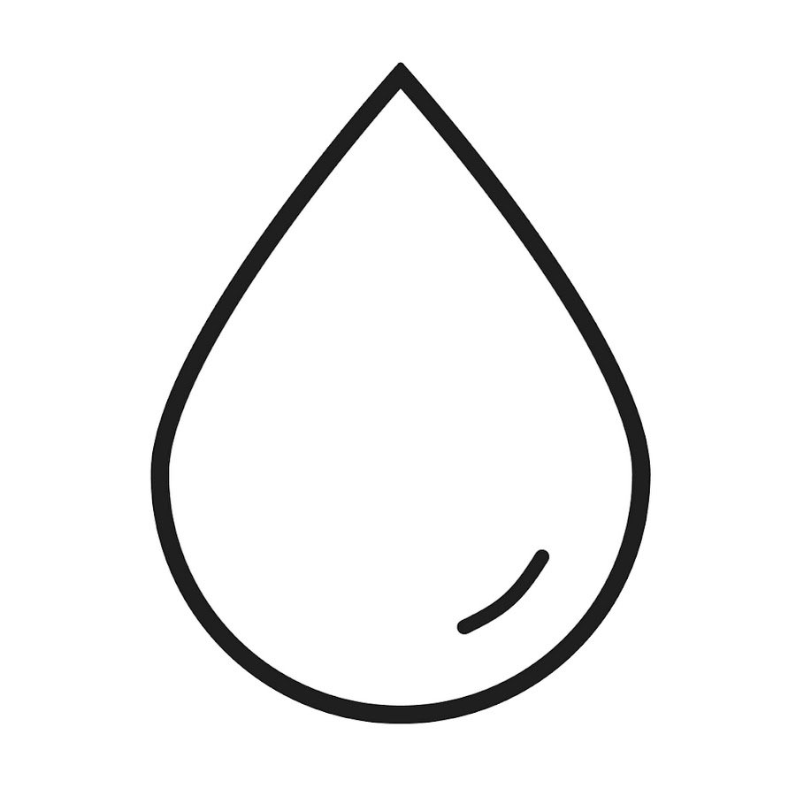 Трафарет капли дождя