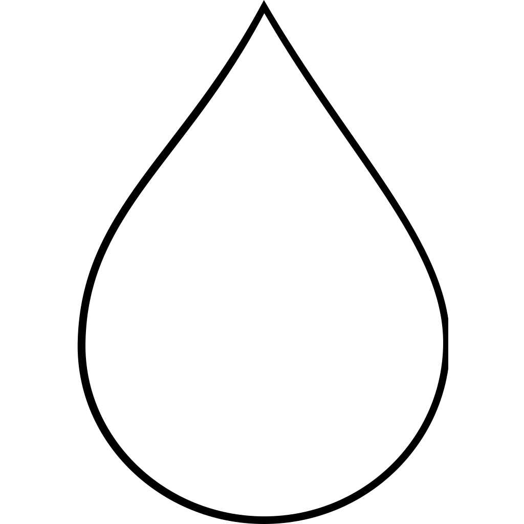 Капля контур