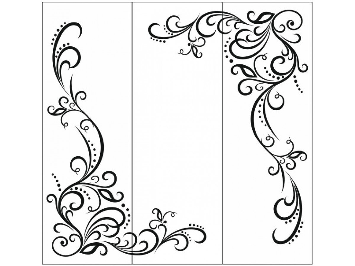 Трафарет уголок