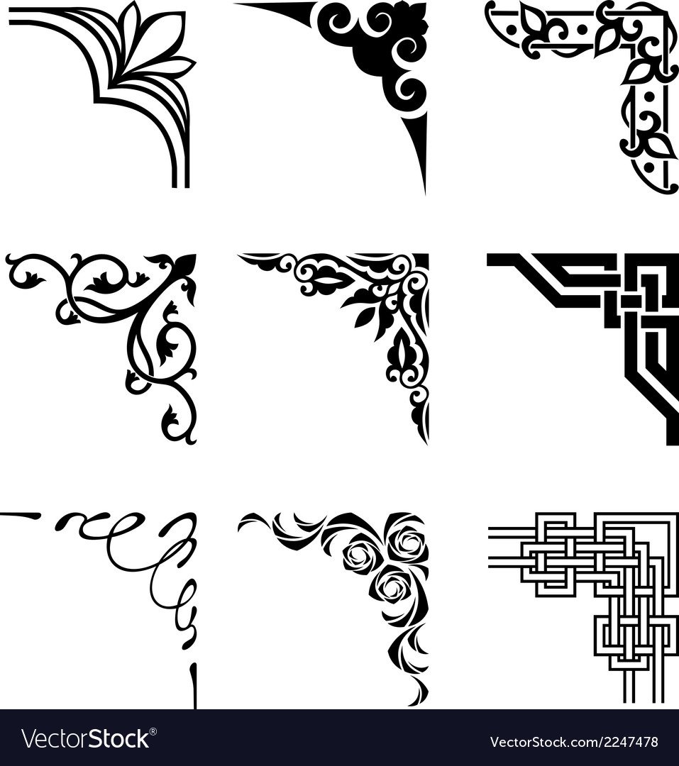 Угловой узор