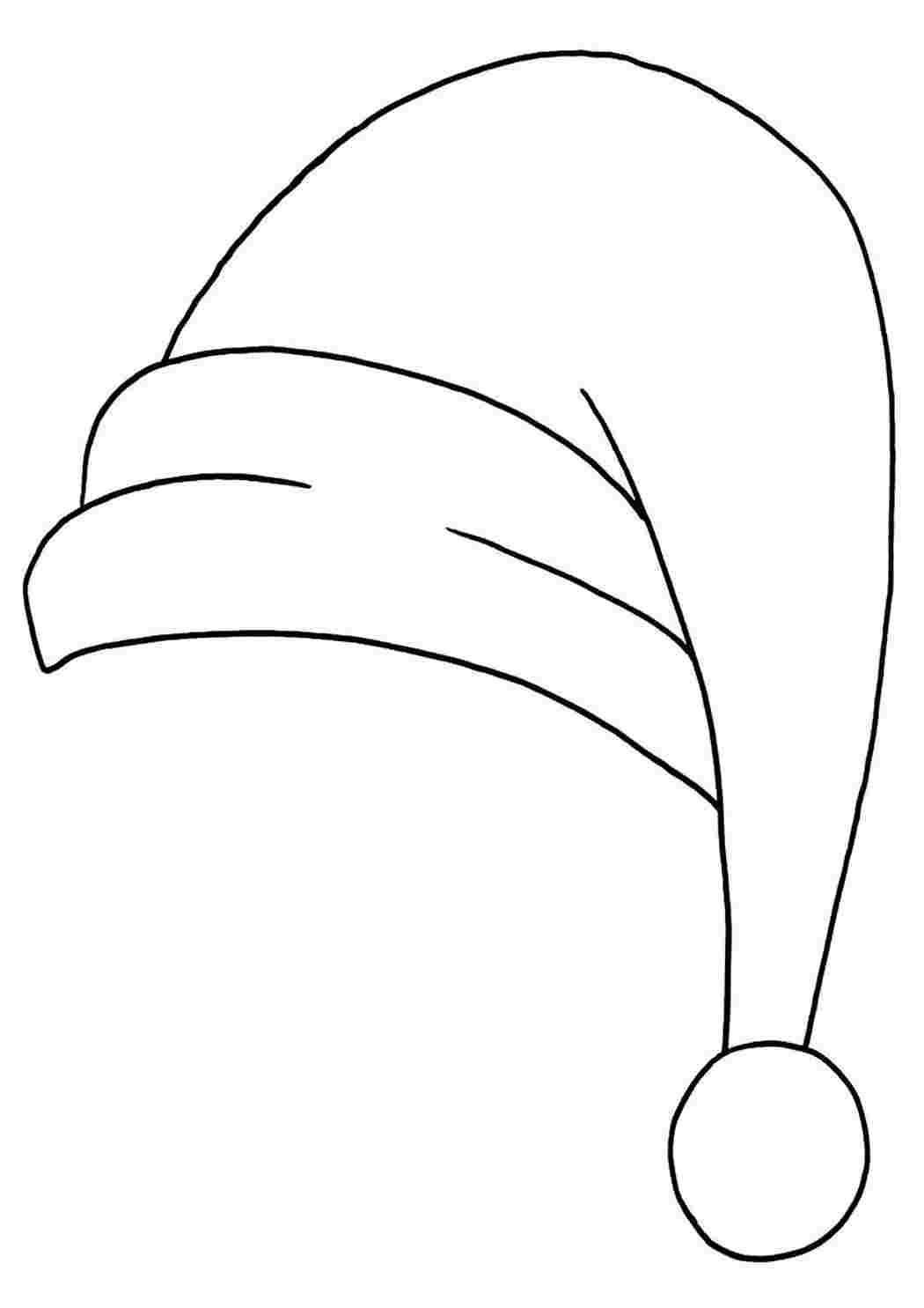 Трафарет шапочки для аппликации