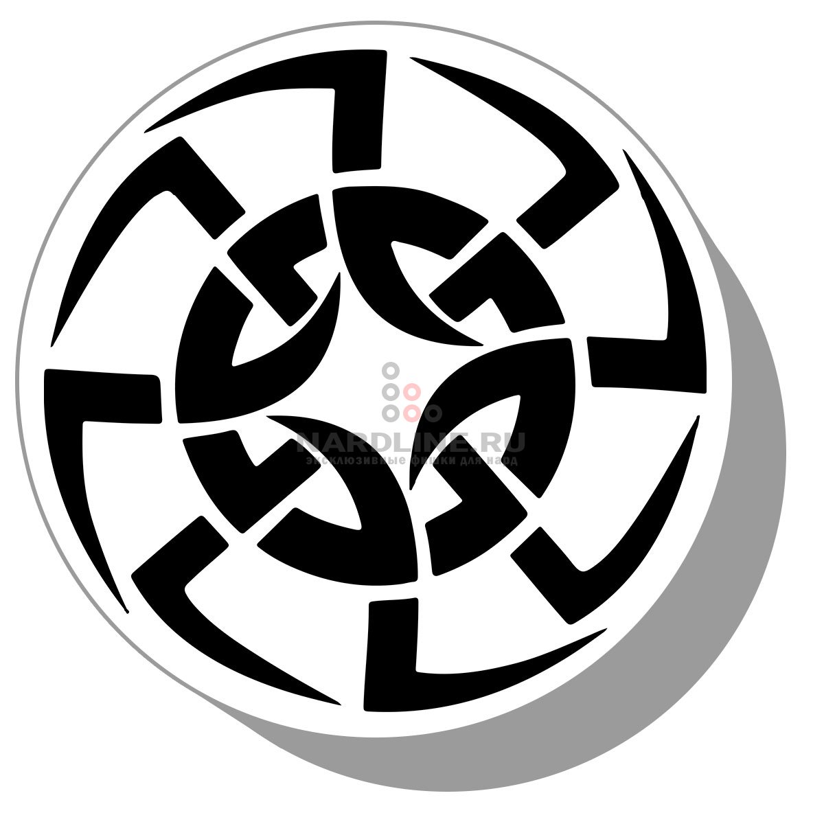 Славянский символ Коловрат четырехлучевой