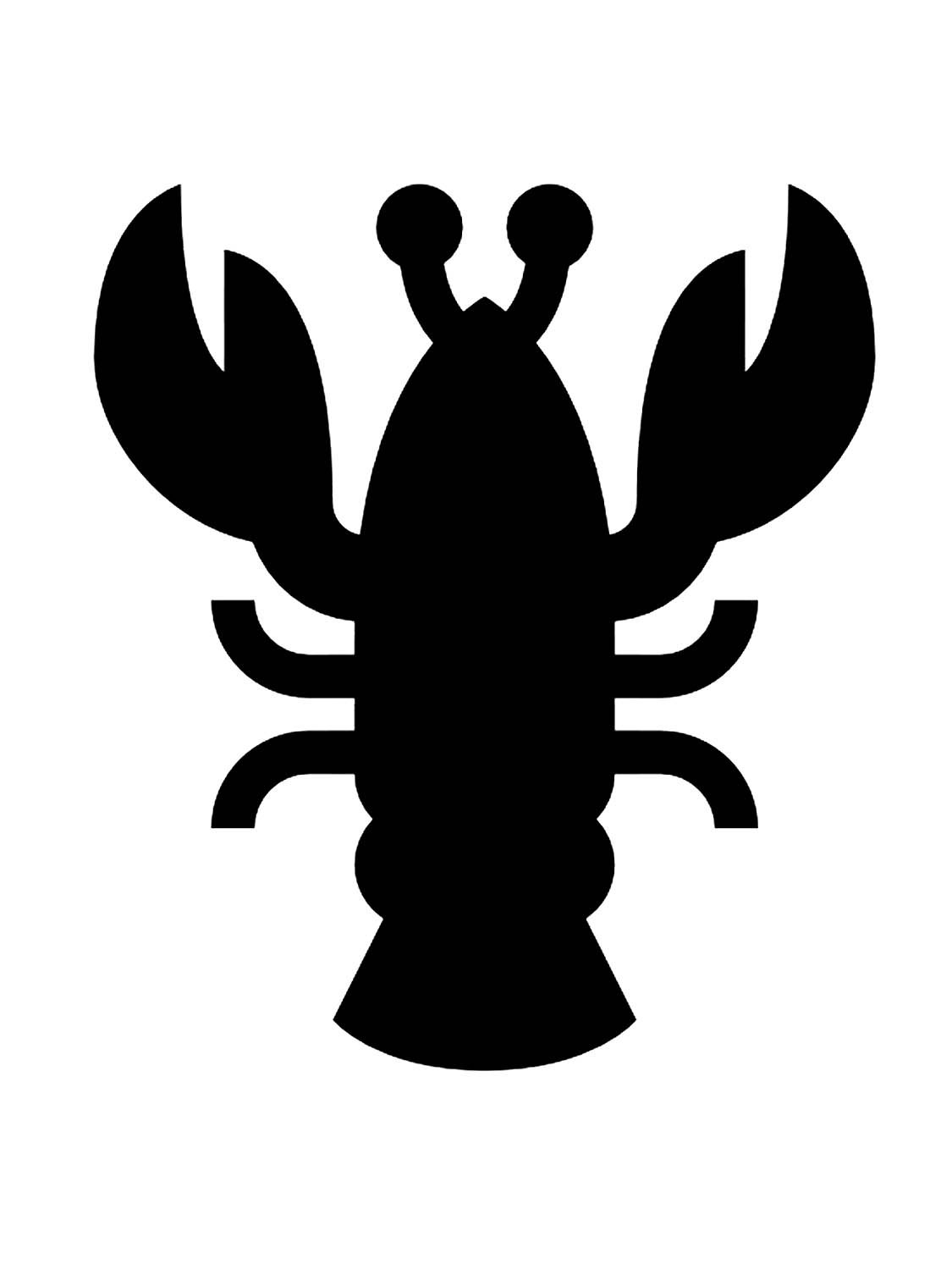 Скорпион силуэт вектор