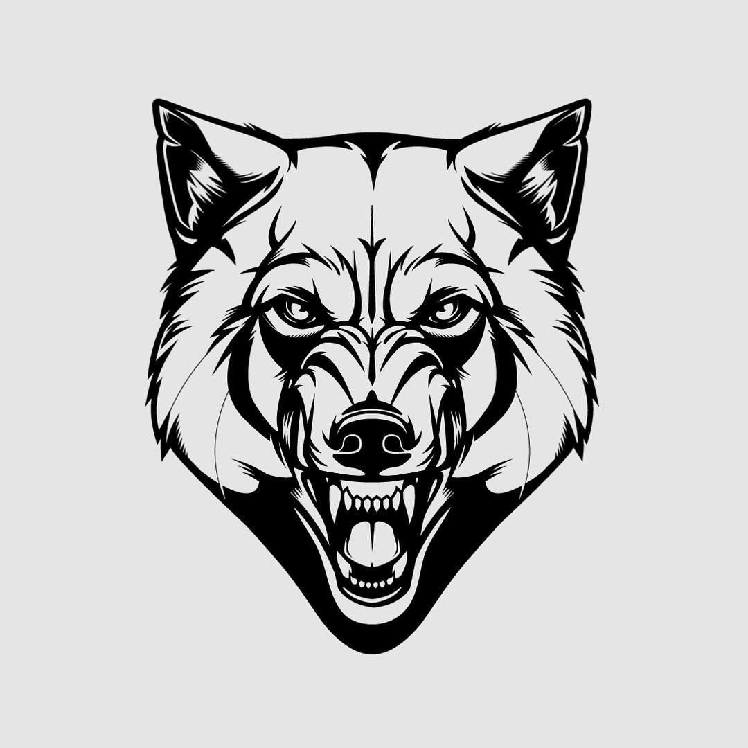 Оскал гориллы тату