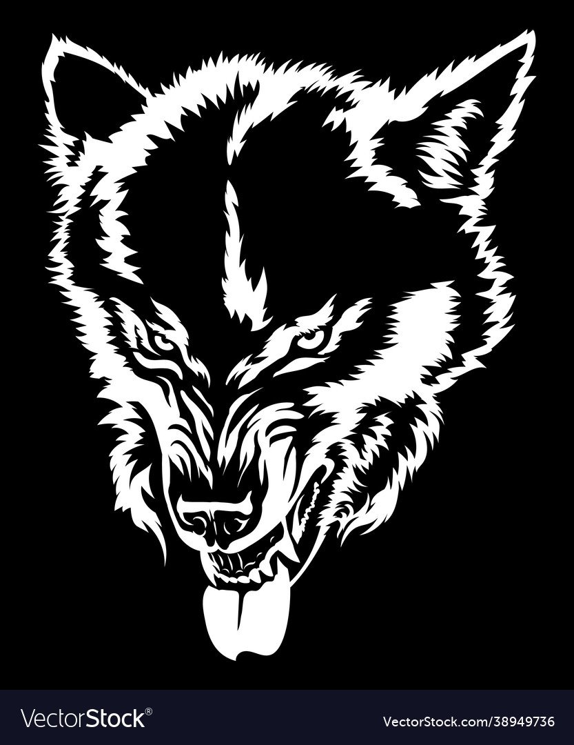 Голова тигра тату эскиз