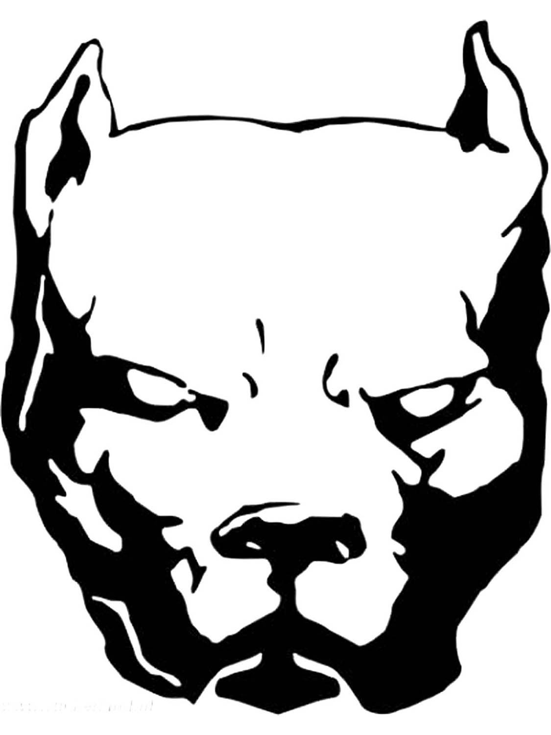 Трафарет тигра для одежды