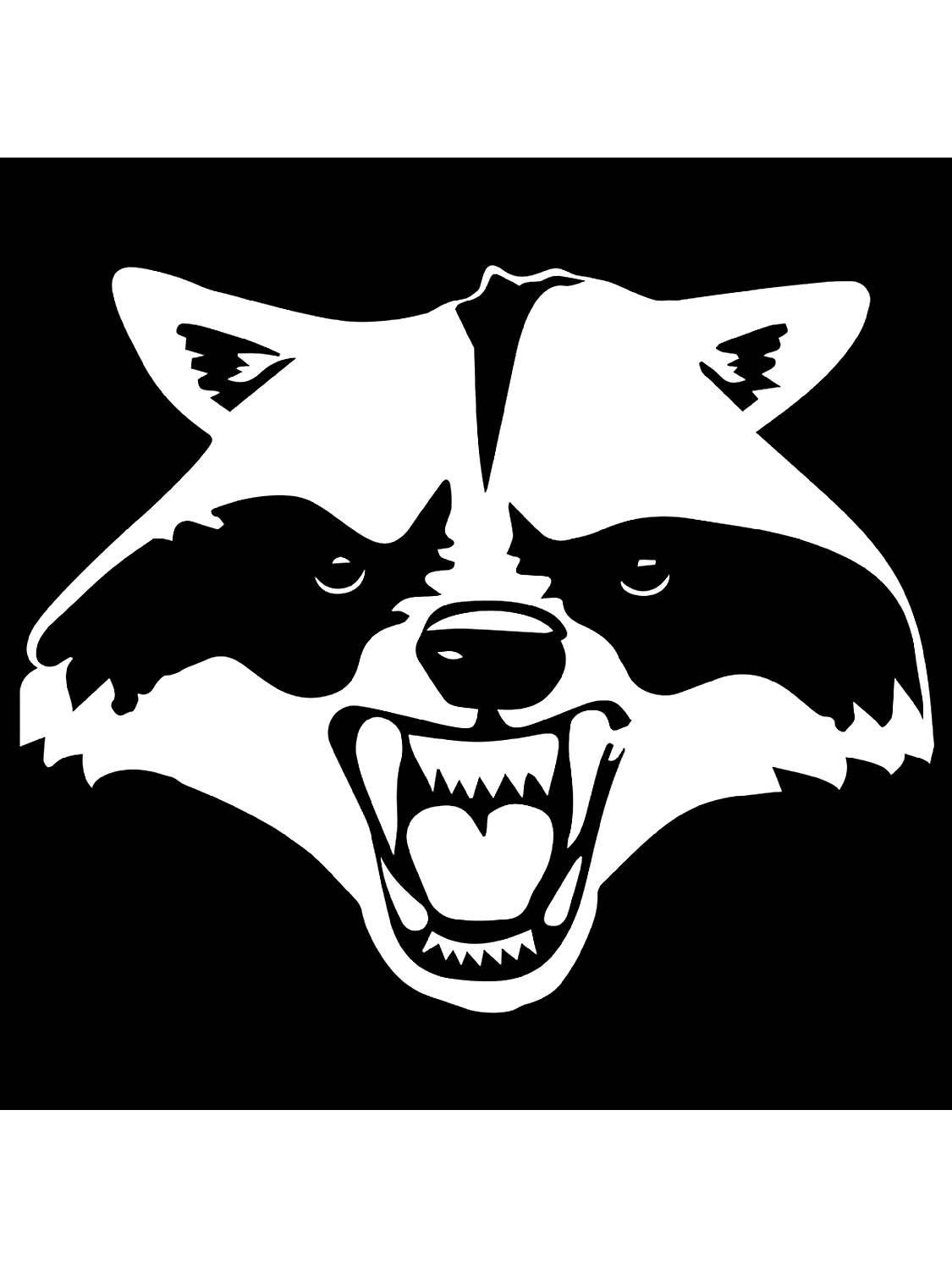 Овчарка трафарет