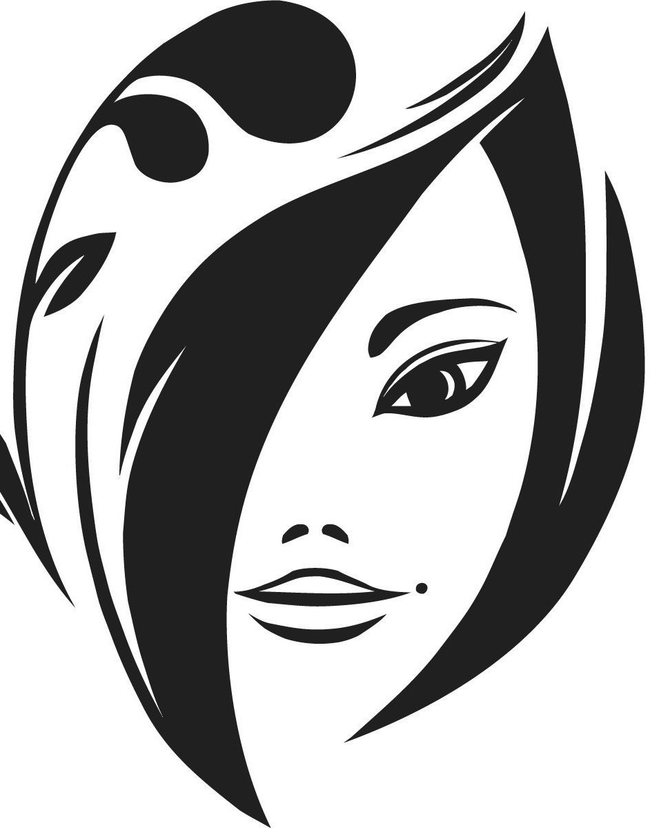 Трафареты для декора лица