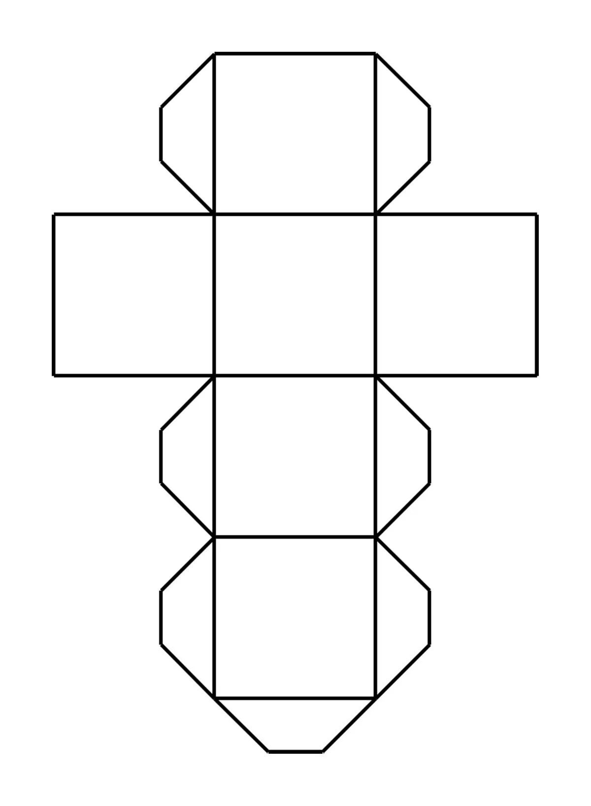Развертка Куба 6 на 6