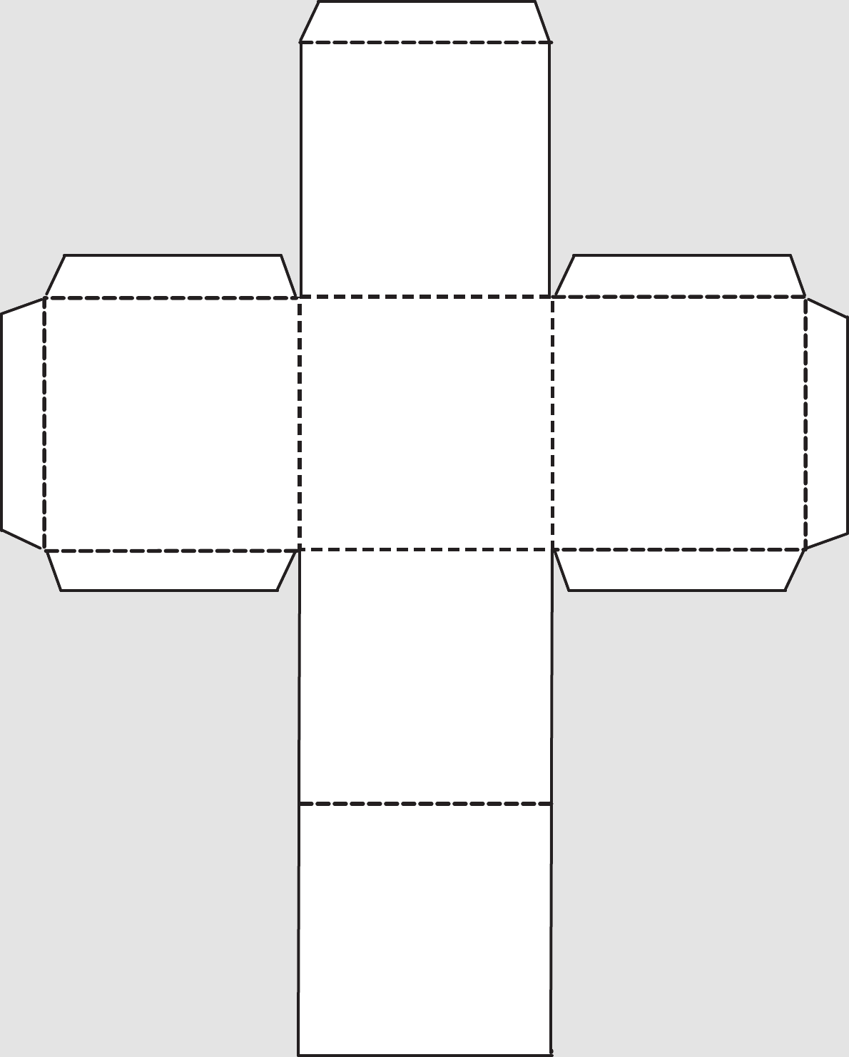 Распечатка Куба для склеивания