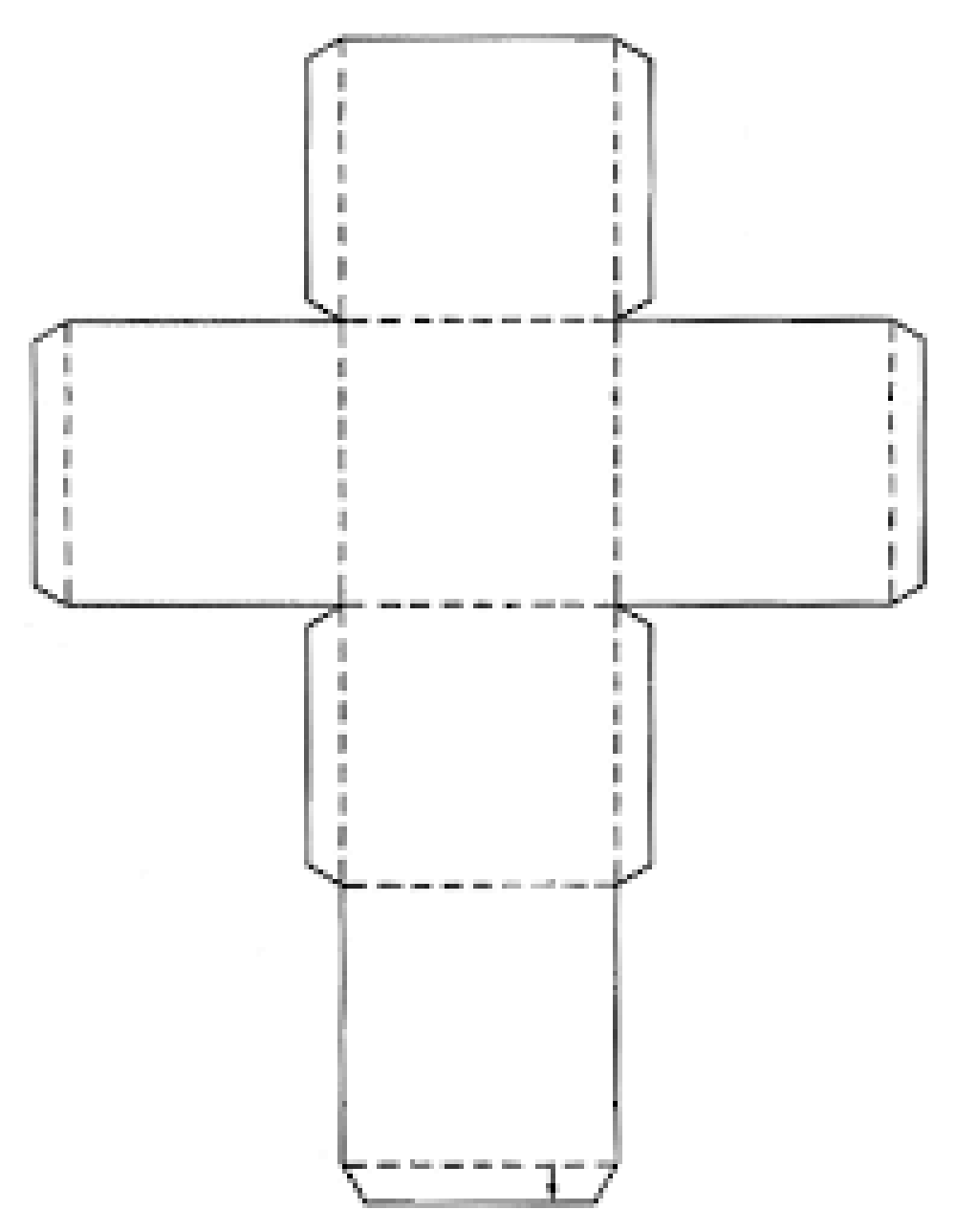Развертка правильного додекаэдра а4
