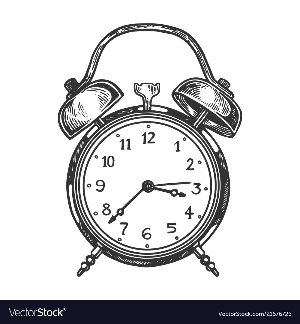 Иконка будильник на прозрачном фоне