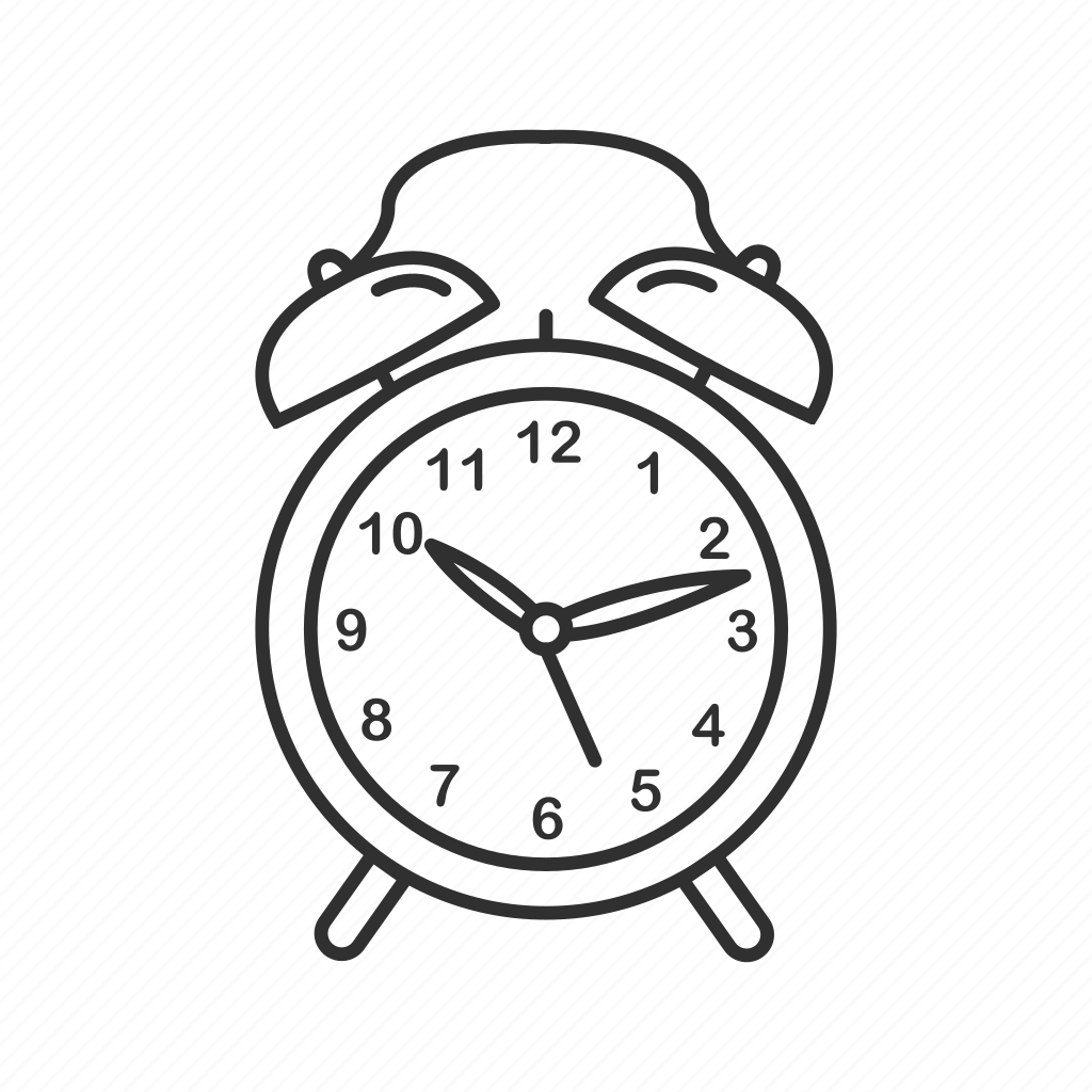 Схематичный будильник