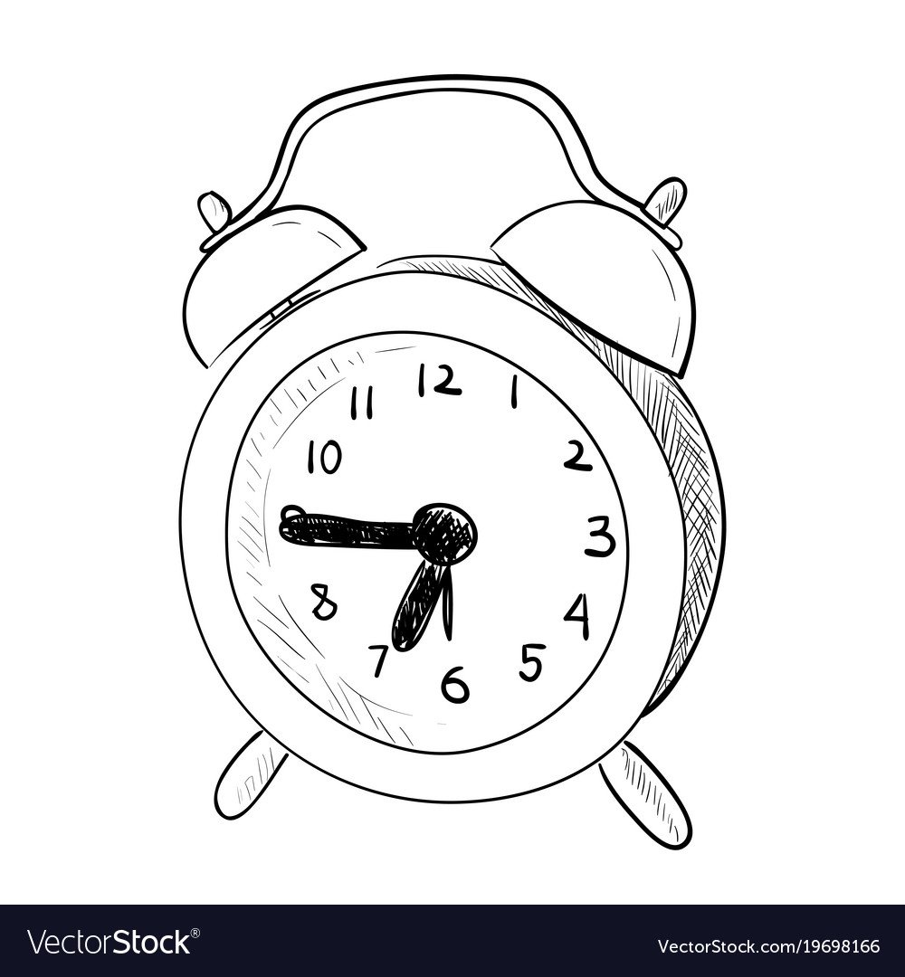 Будильник чертеж