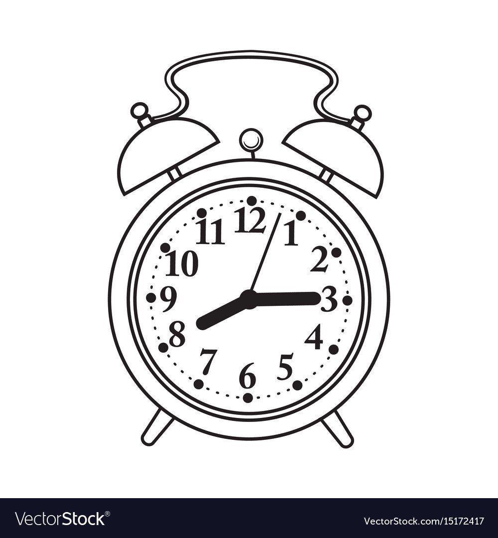 Будильник для срисовки