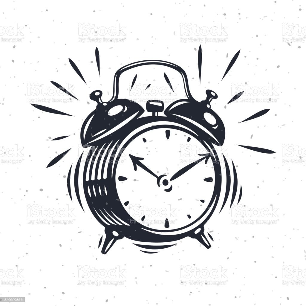 Будильник раскраска для детей