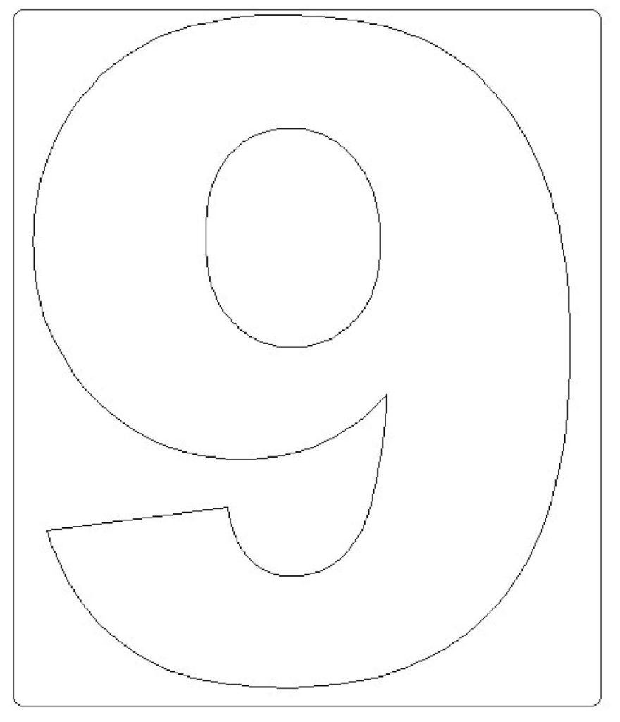 Цифра 8 трафарет для торта а4 без границ на весь лист