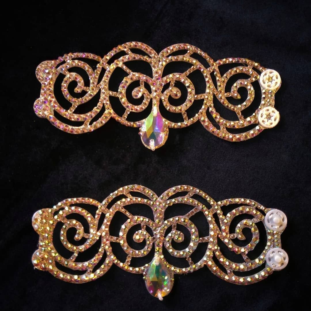 Серьги из фетра для восточных танцев