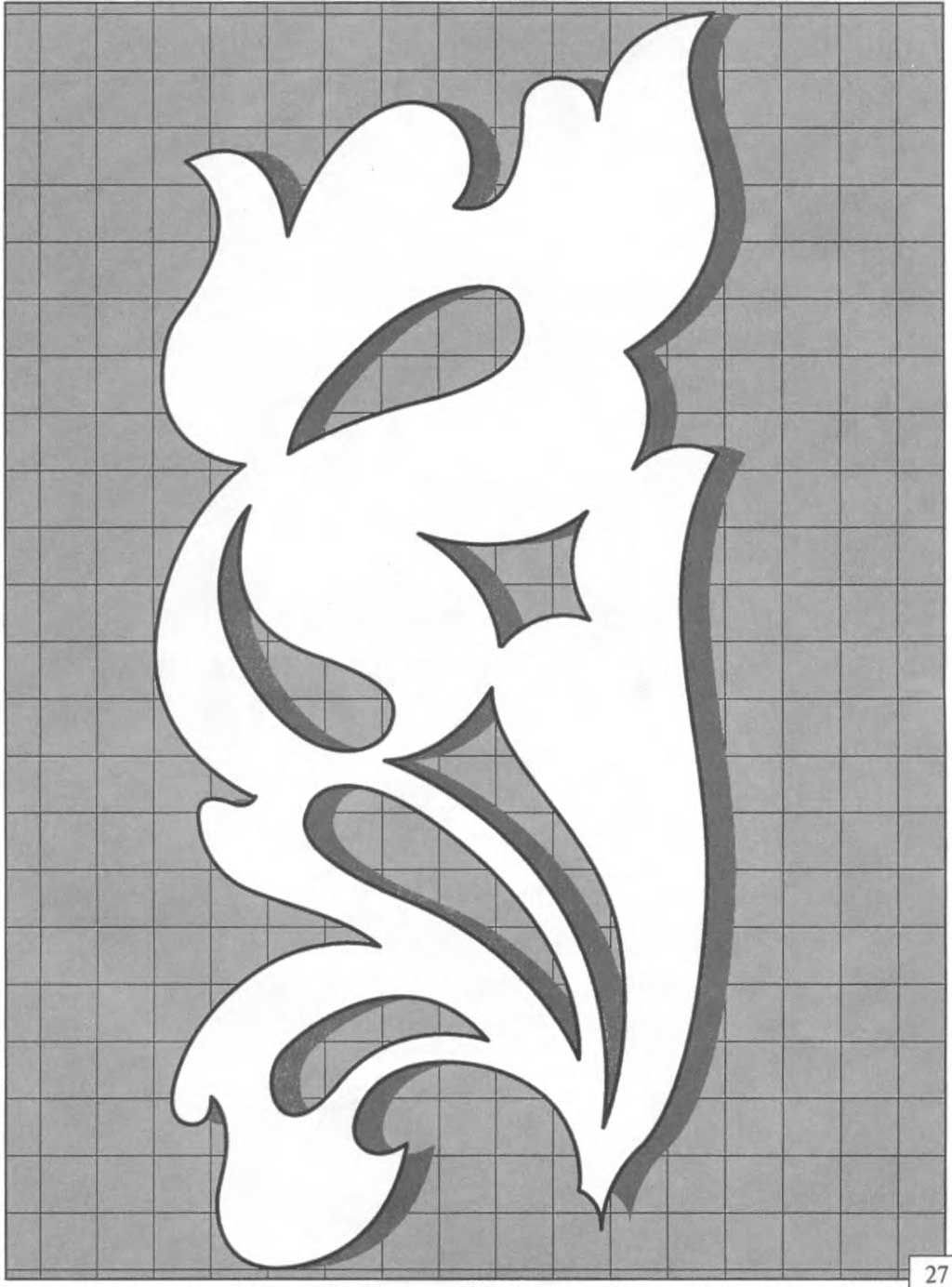 Павлин силуэт