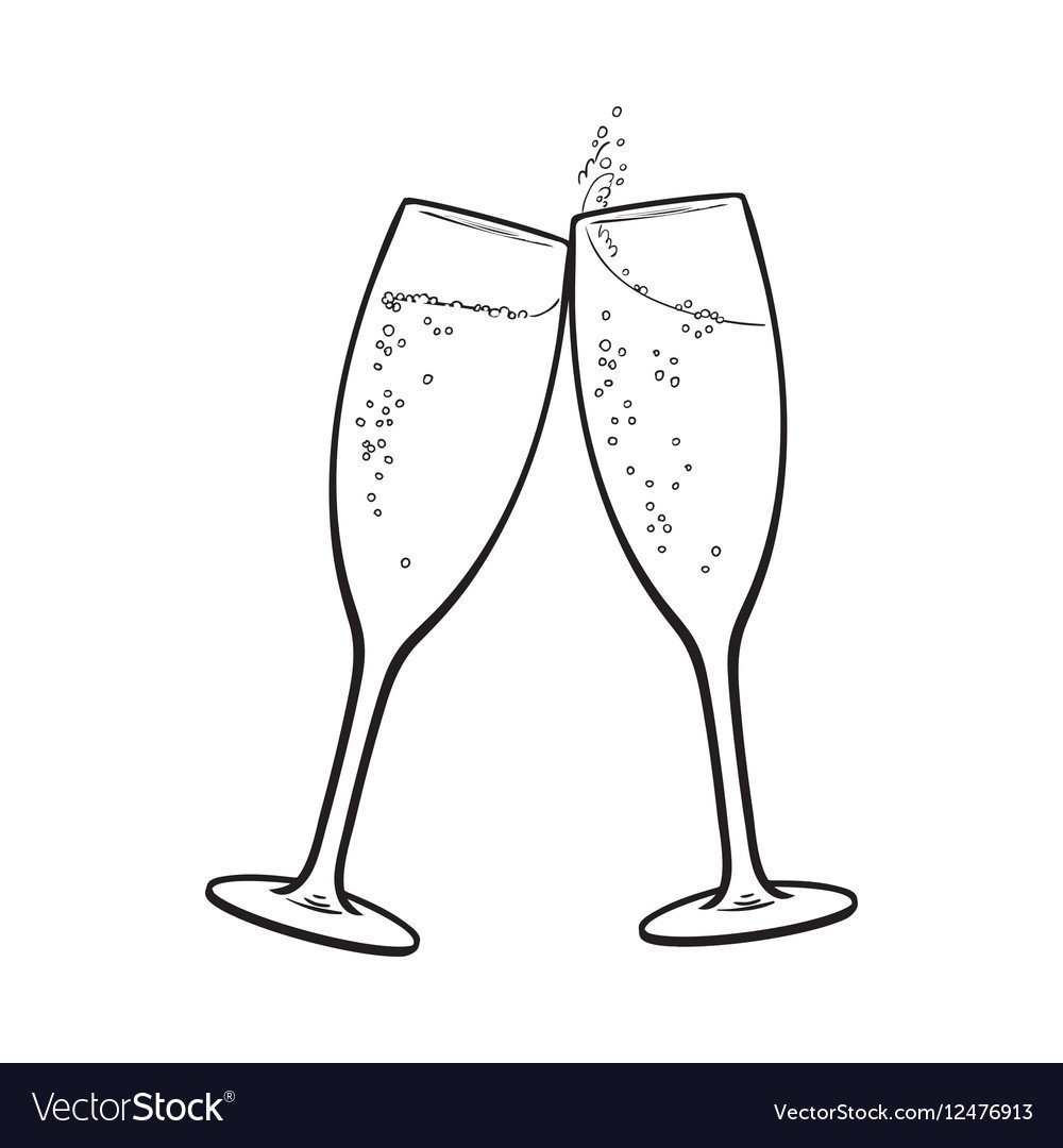 Бокал контур